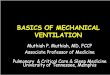 Basics Mechanical Ventilation