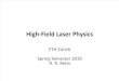 100301 High FieldLaserPhysics1