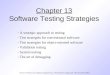 Pressman Ch 13 Software Testing Strategies