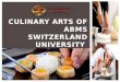 Culinary Arts of Abms Switzerland University
