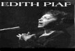 Edith Piaf - Livre d'Or