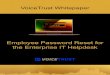 Employee Password Reset for the Enterprise IT Helpdesk