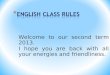 Class Rules 2013 SECOND Semester (1)