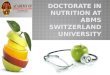 Doctorate in Nutrition at Abms Switzerland University
