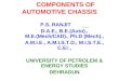 Presentation -automotive chassis