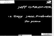 12 Easy Jazz Preludes Jeff Gardner