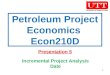Petroleum Project Economics 05