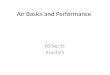 Aircraft Basics and Performance