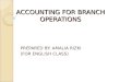 Accounting for Branch Operations