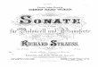 Cello Sonata, Op.6 Strauss, Richard