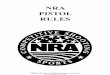 NRA Rules Pistol-book