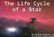 The Life Cycle of a Star The Horsehead Nebula – one of the most famous pictures in astronomy