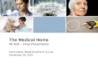 The Medical Home MI 404 – Final Presentation Chris Davis, Marla Kouche & Ty Lee November 29, 2010