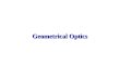 Geometrical Optics. Optics is usually considered as the study of the behavior of visible light (although all electromagnetic radiation has the same behavior,