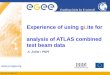 INFSO-RI-508833 Enabling Grids for E-sciencE  Experience of using gLite for analysis of ATLAS combined test beam data A. Zalite / PNPI