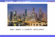 © 2015 albert-learning.com What makes a country developed? WHAT MAKES A COUNTRY DEVELOPED?