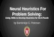 Neural Heuristics For Problem Solving: Using ANNs to Develop Heuristics for the 8-Puzzle by Bambridge E. Peterson