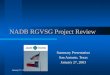 January 27, 2003 NADB RGVSG Project Review Summary Presentation San Antonio, Texas January 27, 2003
