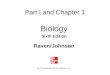 Part I and Chapter 1 Biology Sixth Edition Raven/Johnson (c) The McGraw-Hill Companies, Inc