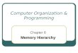 Computer Organization & Programming Chapter 8 Memory Hierarchy