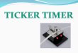 1 Study the motion of an object with ticker timer 2 Calculate speed velocity acceleration and deceleration based on ticker timer 3 Solve problems on linear