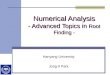 Numerical Analysis - Advanced Topics in Root Finding - Hanyang University Jong-Il Park