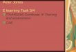 Peter Jones E learning Task 3/4 (TAA40104) Certificate IV Training and assessment CAE