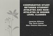 Jasmine Alfonso The Tech Center New Visions Education New Visions Education 1 COMPARATIVE STUDY BETWEEN STUDENT ATHLETES AND NON- ATHLETES IN HIGHER LEVEL
