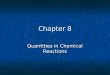 Chapter 8 Quantities in Chemical Reactions. Day 1 Section: 8.1-8.4