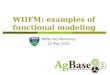 WIIFM: examples of functional modeling NMSU GO Workshop 20 May 2010