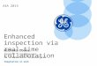 Imagination at work Enhanced inspection via real-time collaboration Michael Domke Product Line Manager GE Inspection Technologies A4A 2015
