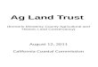 Ag Land Trust (formerly Monterey County Agricultural and Historic Land Conservancy) August 12, 2011 California Coastal Commission
