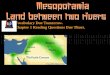 Mesopotamia Land between two rivers p. 9 Vocabulary Due Tomorrow. Chapter 1 Reading Questions Due Thurs