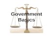 Government Basics. Ways Governments Distribute Power Unitary Confederation Federal