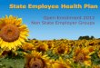 Open Enrollment 2012 Non State Employer Groups. Health Care Commission (HCC) Approved employee & employer rates ◦NSG’s & Agency rates increased  12.5%