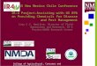 College of Agricultural, Consumer and Environmental Sciences 2015 New Mexico Chile Conference IR-4 Project-Assisting with US EPA in Providing Chemicals