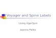 Voyager and Spine Labels Using VgerSpin Joanne Palko
