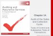 Copyright © 2014 Pearson Education Chapter 14 Audit of the Sales and Collection Cycle: Tests of Control and Substantive Tests of Transactions