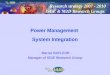 Power Management System Integration Research strategy 2007 - 2010 ISGE & M2D Research Groups Marise BAFLEUR Manager of ISGE Research Group