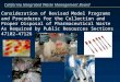 California Integrated Waste Management Board 1 Consideration of Revised Model Programs and Procedures for the Collection and Proper Disposal of Pharmaceutical