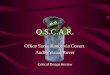 O.S.C.A.R. Office Surveillance via Covert Audio/Visual Rover Critical Design Review