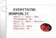 EVERYTHING NONPUBLIC EVERYTHING NONPUBLIC April 7, 2014 – New Providence, NJ April 8, 2014 – Mullica Hill, NJ April 11, 2014 – Hamilton, NJ 1