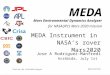 MEDA Mars Environmental Dynamics Analyzer for NASA/JPL’s Mars 2020 mission Jose A Rodriguez-Manfredi Arrábida, July 1st Centro de Astrobiologia 2015/07/01