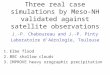 Three real case simulations by Meso-NH validated against satellite observations J.-P. Chaboureau and J.-P. Pinty Laboratoire d’Aérologie, Toulouse 1.Elbe
