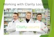 Working with Clarity Locums. Starting out  Sign up online under locum tab  PSI and PPS numbers, mobile and CV  Passport / drivers license and PSI card