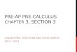 PRE-AP PRE-CALCULUS CHAPTER 3, SECTION 3 LOGARITHMIC FUNCTIONS AND THEIR GRAPHS 2013 - 2014