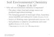 Soil / Groundwater Pollution & Remediation 1 Soil Environmental Chemistry Chapter 15 & 16* Why soil environmental chemistry is important? –The place where