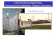 LSU Petroleum Engineering Research and Technology Transfer Laboratory “The Well Facility”