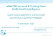 © Foster & Brown Research 2015 AGW CPD Network & Training Event Public Health Intelligence South Gloucestershire Online Pupil Survey 2015 Summary Results