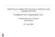 PORTFOLIO COMMITTEE ON PUBLIC SERVICE AND ADMINISTRATION COMMENTS SITA AMENDMENT BILL Presentation by Transtel and Eskom 31 July 2002